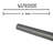 6' Ladder Rail Kit for Removable Ladder Quiet Glide System (Includes: Rail, Brackets, Rail End caps)-104553616