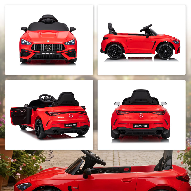 HOMCOM Battery Powered Ride On, Red