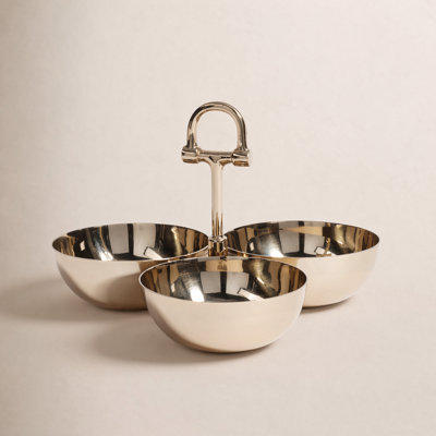 Equestrian Trio Condiment Serving Set