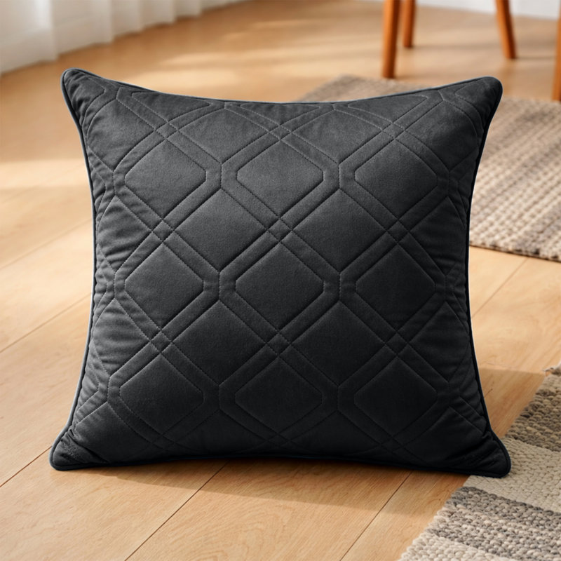 Square Cushion, Black