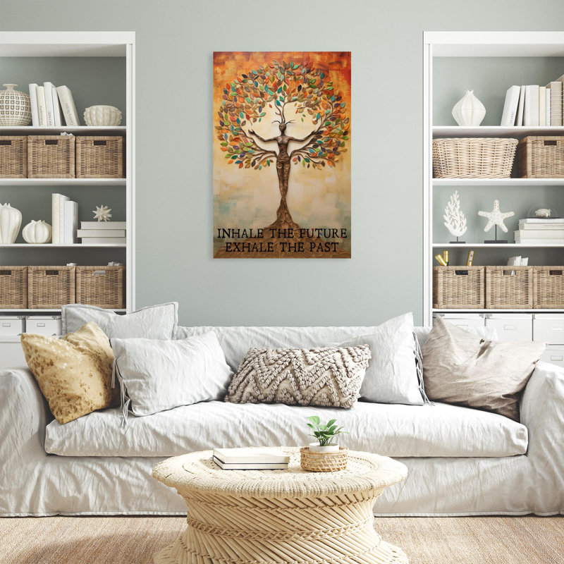 «Kiayra Inhale The Futur Exhale The Past», impression sur toile, H 14 po x l 11 po x P 1,25 po