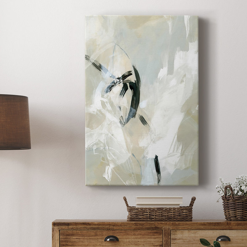 Scribble Veil II -Custom Wrapped Gallery Cavas