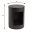Table d'appoint ronde Ishika de 35,5 cm de diamètre, table cylindrique avec compartiment de rangement ouvert, structure en résine composite pouvant supporter jusqu'à 250 kg, idéale pour l'intérieur et l'extérieur (salon, chambre, terrasse).-2018327206