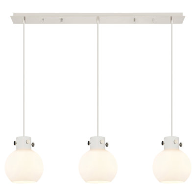 Luminaire suspendu sphère 3 lumières Amrith