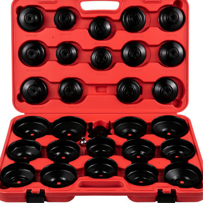 Oil Filter Socket , 30 Pcs, 3/8" Socket, Thoughtful Design For Smooth Work Convenient Use