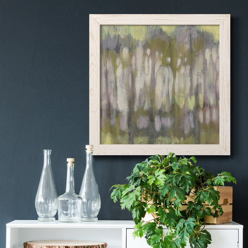 Arbres de vitrail I - Toile encadrée de qualité supérieure - Prêt à être accroché, H 31,5 po x l 31,5 po x P 1,5 po