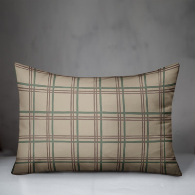 Plaid Throw Pillow