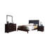 Lit plateforme tapissier Edina-12512883