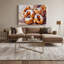 Art mural sur toile, "Desserts Beignets" gris-120511646