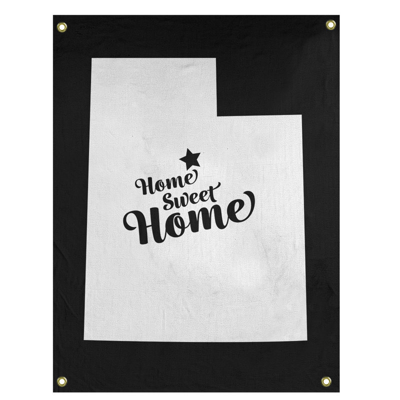 Tapisserie murale provo doux pour la maison, H 36 po x l 26 po, Noir