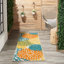 Tapis intérieur / extérieur floral Armone-628384656