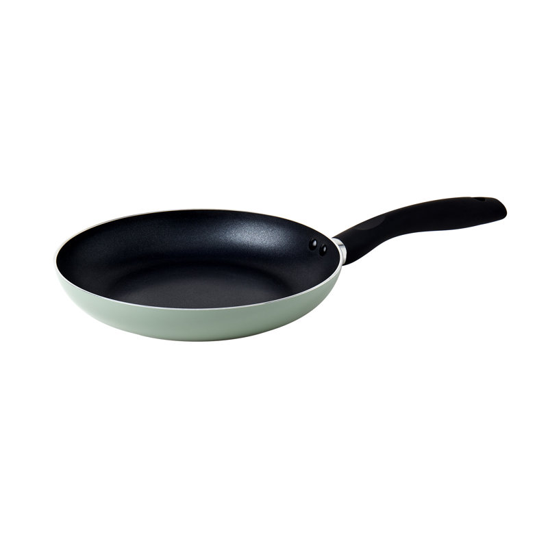 Sage Green Non-Stick Aluminum Cookware Set with Glass Lid
