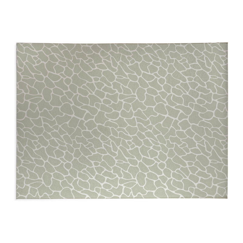 Tapis de cuisine antidérapant Patch Play, Vert clair, Rectangulaire 2 pi x 3 pi