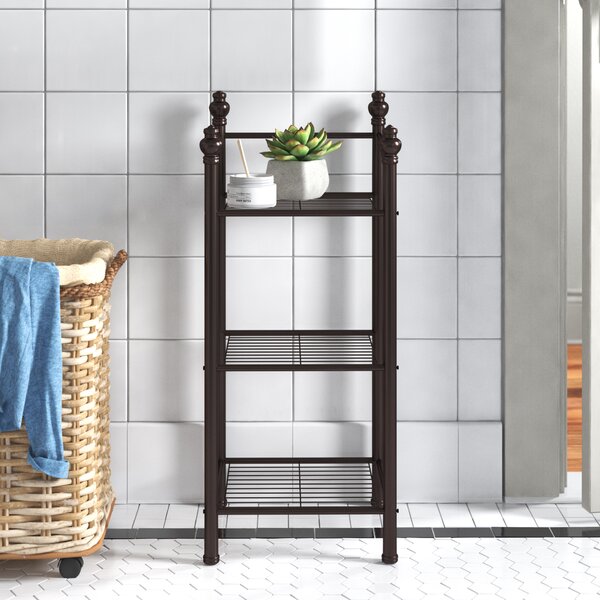 Charlton Home® Arnie Metal Freestanding Bathroom Shelves