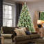 Arbre de Noël - pointes en PVC et aiguilles pointues, branches articulées, support robuste - arbre de Noël réaliste-1626109935