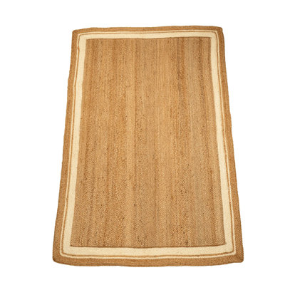 Plain Hand Woven Reversible Jute Rug