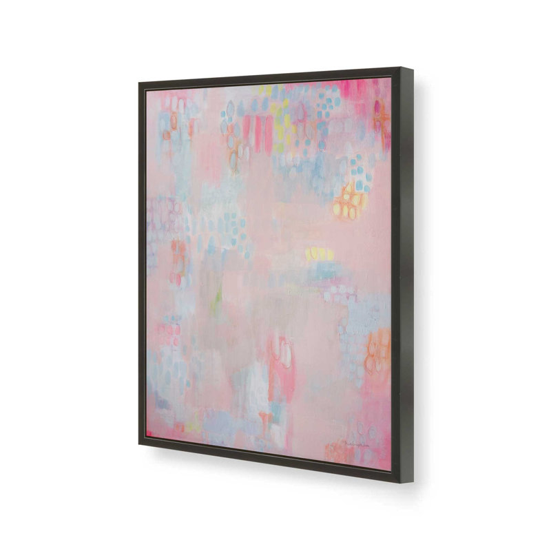 «Primavera I» par Mercedes Lopez, reproduction d'art Charro, 18 W x 24 H, Black, Framed Print
