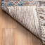 Tapis oriental bleu / orange tissé à plat à la main Mjej-1048926529