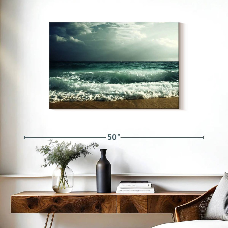 Gillard Dusky Ocean Wave, H 24 po x l 36 po