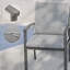 Chaise de patio avec coussin Jeitt