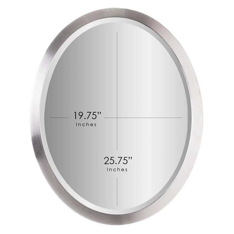 Latitude Run® Wallford Metal Oval Wall Mirror | Wayfair