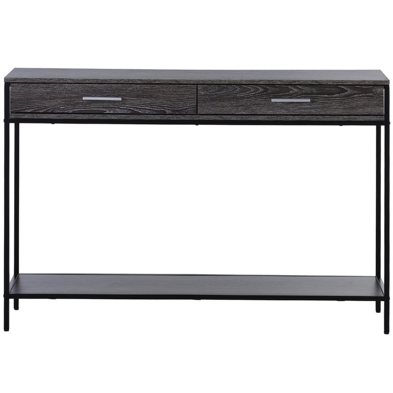 120cm Unfinished Console Table, Grey