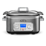 De'Longhi Livenza Multi-Cooker, Stainless Steel - 6 qt - Crock Pot Slow Cooker