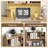 Tabletop Bookcase, Wooden Tabletop Bookcase With 4 Compartments And Open Back Compartment-996716365