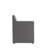 Anna Modern Vegan Leather Upholstered Solid Wood Dining Arm Chair in Graphite-1320983944
