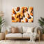 Desserts Fortune biscuits, art mural en métal beige-87037320