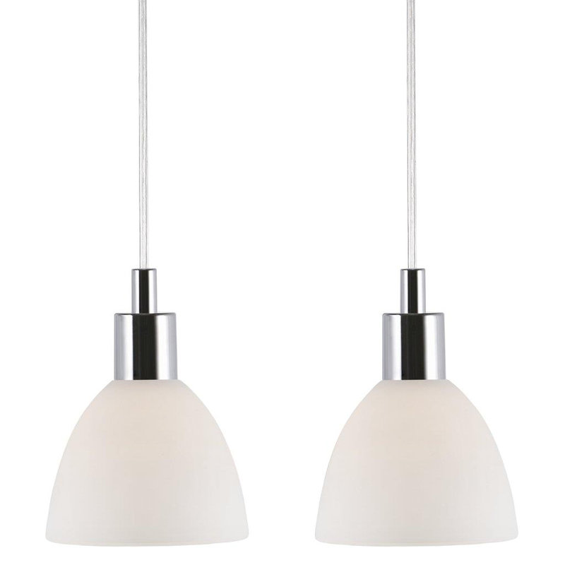 Ray 1 - Light Chrome Dome Pendant