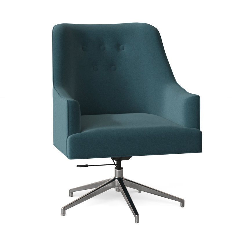 Chaise de bureau Devin, Turquoise 8789