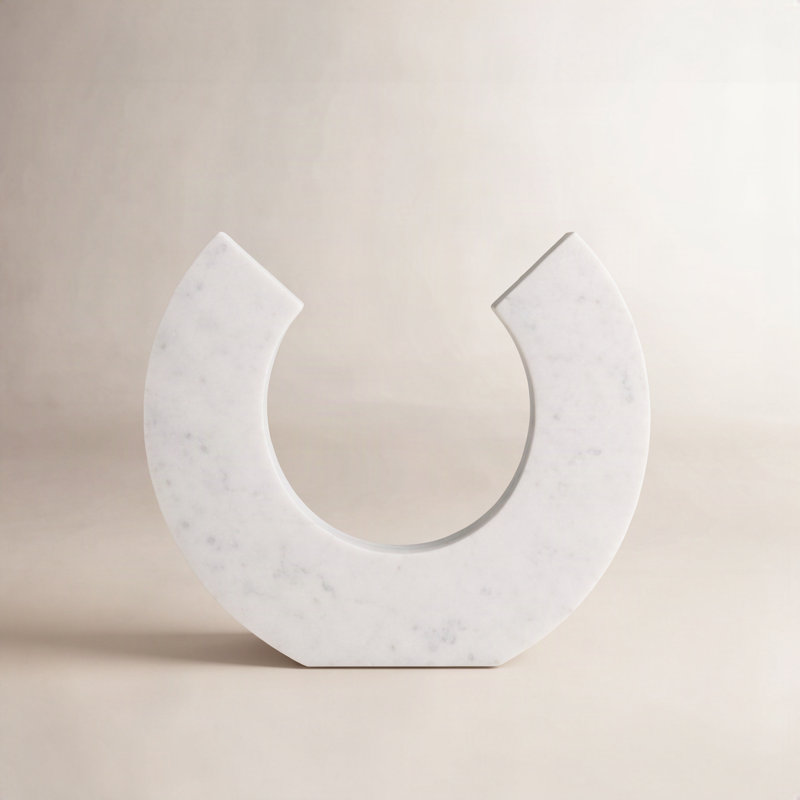 Sculpture en marbre Cole and Grey, Blanc