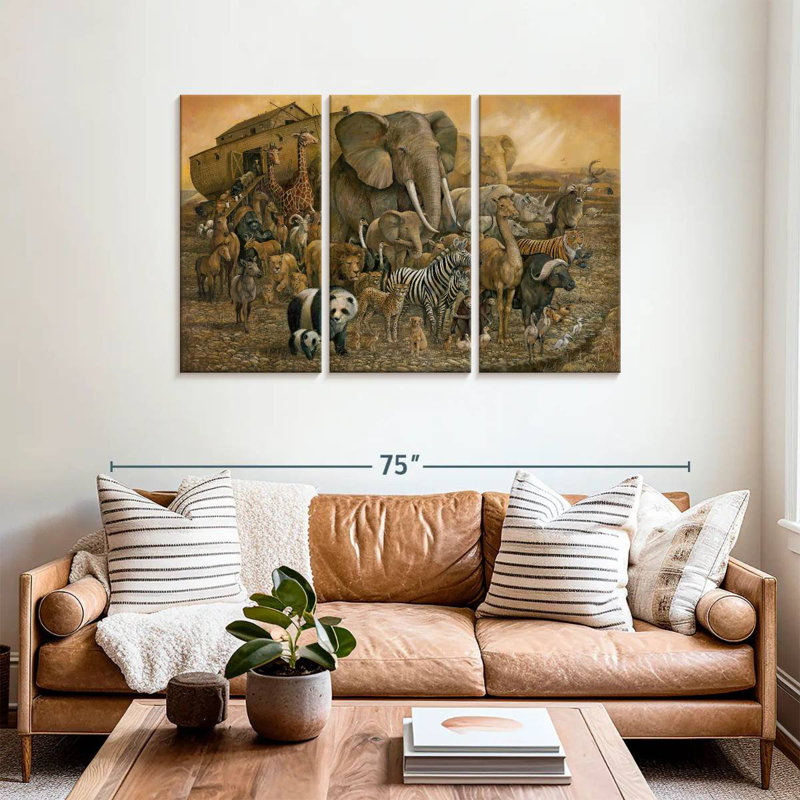 Noah's Ark, 36" H x 57" W