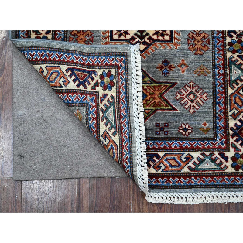 Tapis oriental en laine noué à la main à super médaillons 2 pi 5 po x 6 pi 10 po Manatee