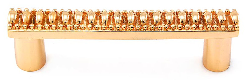 Sanzio Bar / Handle Pull, Polished Gold