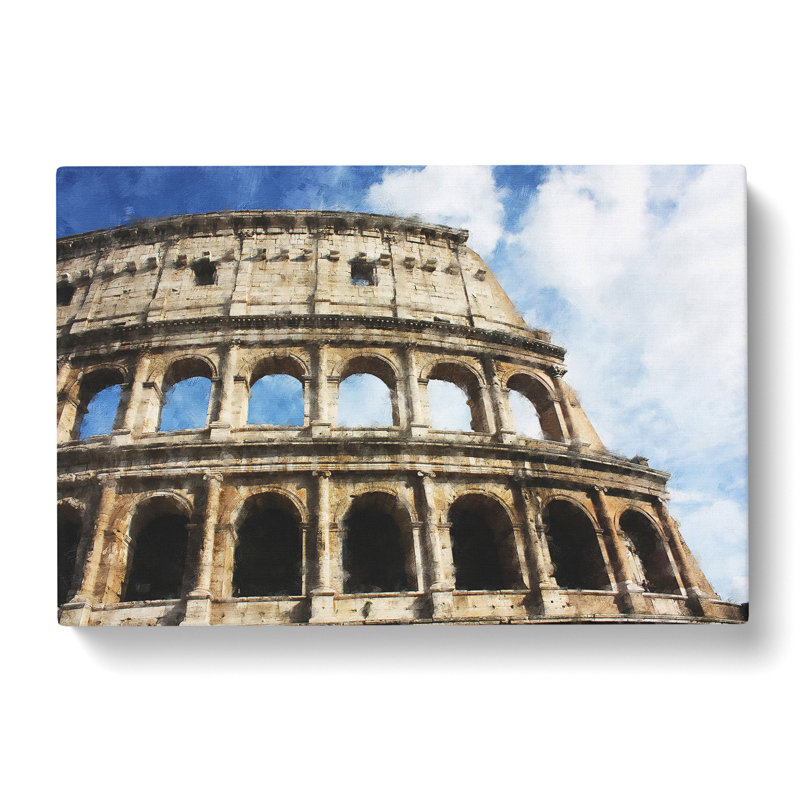 Coliseum In Rome - Wrapped Canvas Print, 35cm H x 50cm W x 3cm D