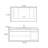 European retro and simple bathroom cabinet