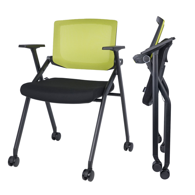 Foldable Conference Office Chair, Yellow