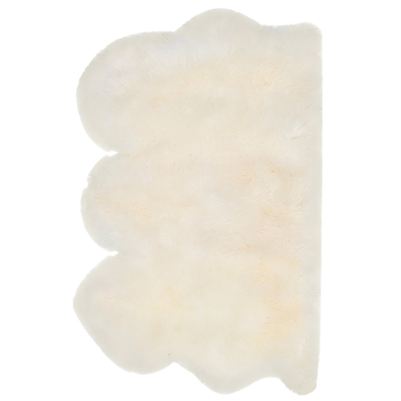 Mera Sheepskin Indoor Rug, Rectangle 3' x 5'
