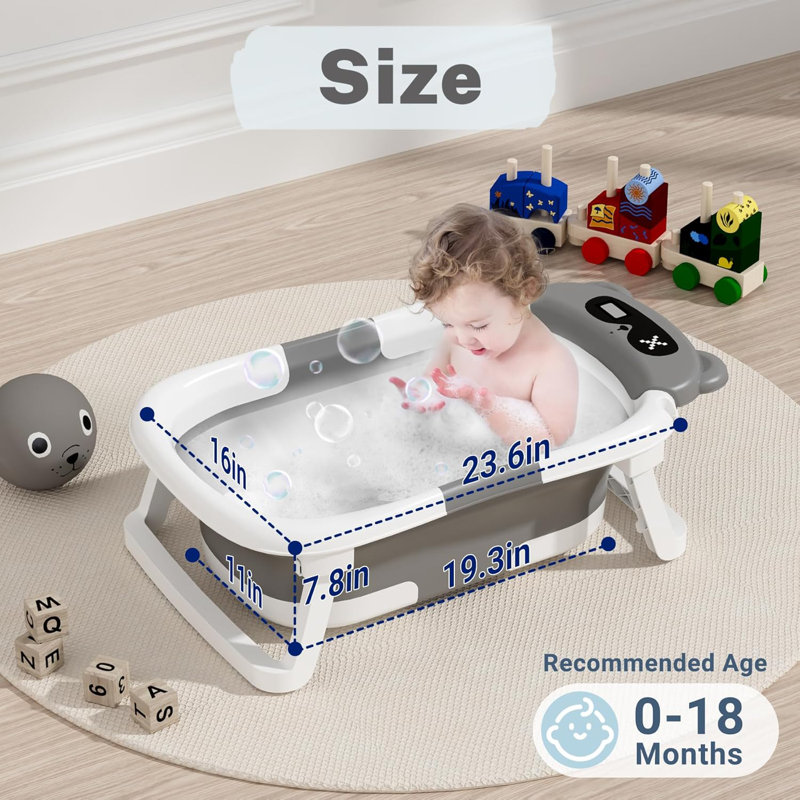 Baignoire pliable pour nouveau-né à tout-petit