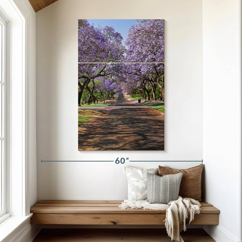 Sireci Jacaranda Trees, 50" H x 32" W