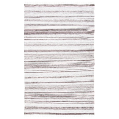 Striped Kilim Flat Weave Performance Striped Rug