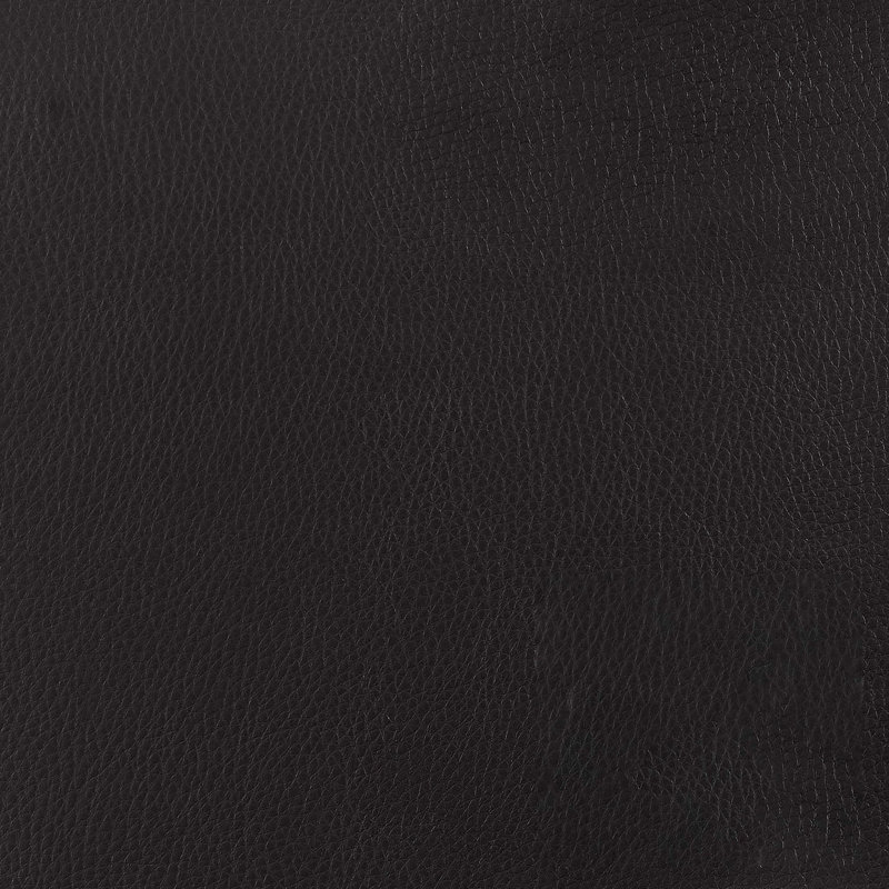 Repose-pieds rond capitonné de 17,75 po Ilkley, Noir
