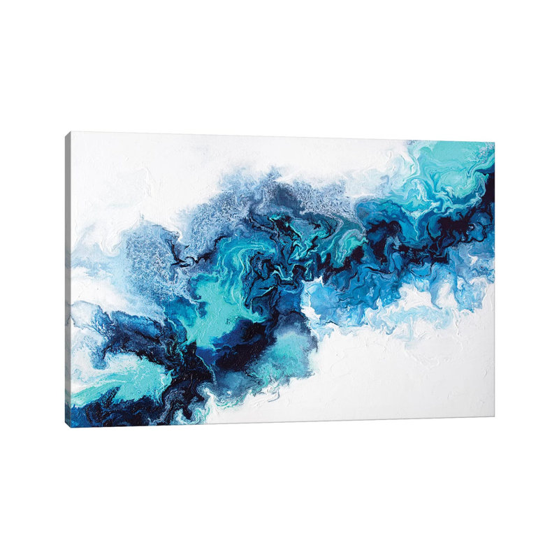 Eau élémentaire - reproduction d'art, Toile tendue, H 26 po x l 40 po x 1,5 po