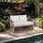 Hemera Olefin Fabric Outdoor Patio Loveseat-793766688