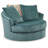 Fauteuil d'appoint pivotant surdimensionné Dravion-96687523