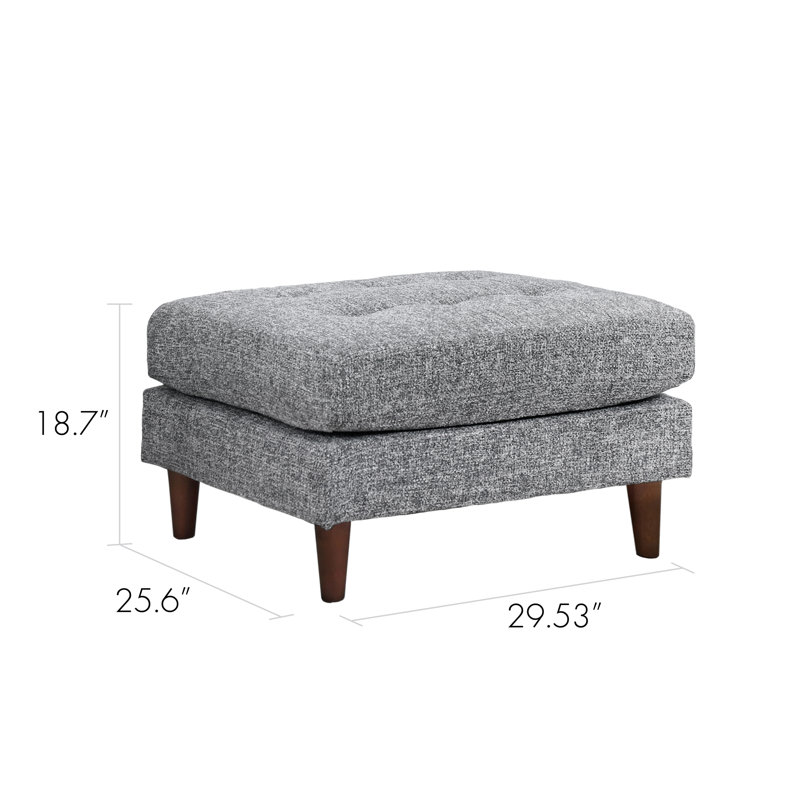 Canapé modulaire 3 pièces Parker, Mélange de polyester gris