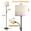 Lampe sur pied Sarely 67.32In-265112855