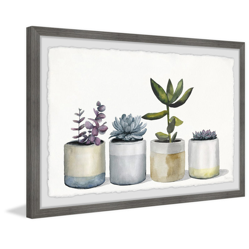 Dessert Plants by Parvez Taj - Single Picture Frame Painting, 41cm H x 61cm W